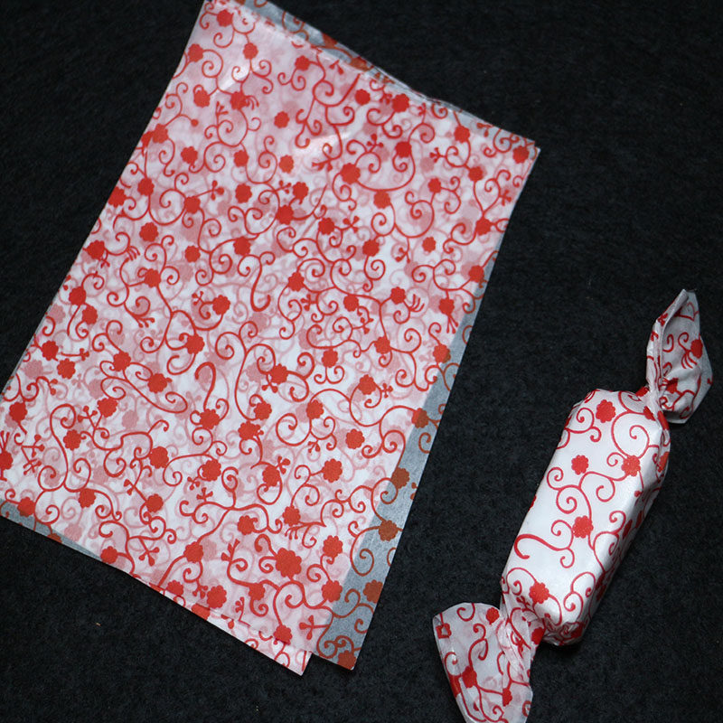 糖果台湾进口彩色糖纸牛轧糖包装手工日本100张烘焙用纸