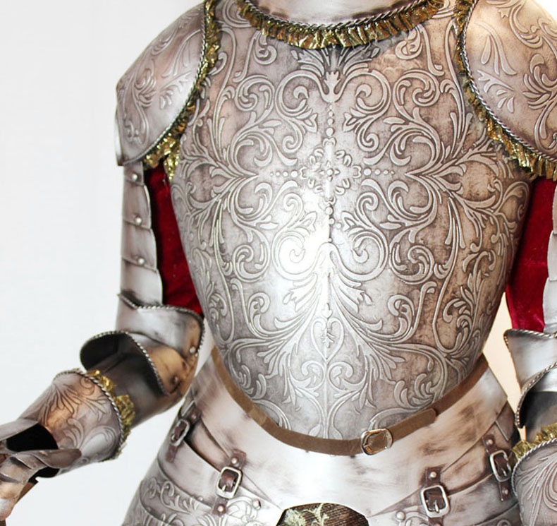 中世纪盔甲2米欧式创意酒吧餐厅装饰落地摆件摆件