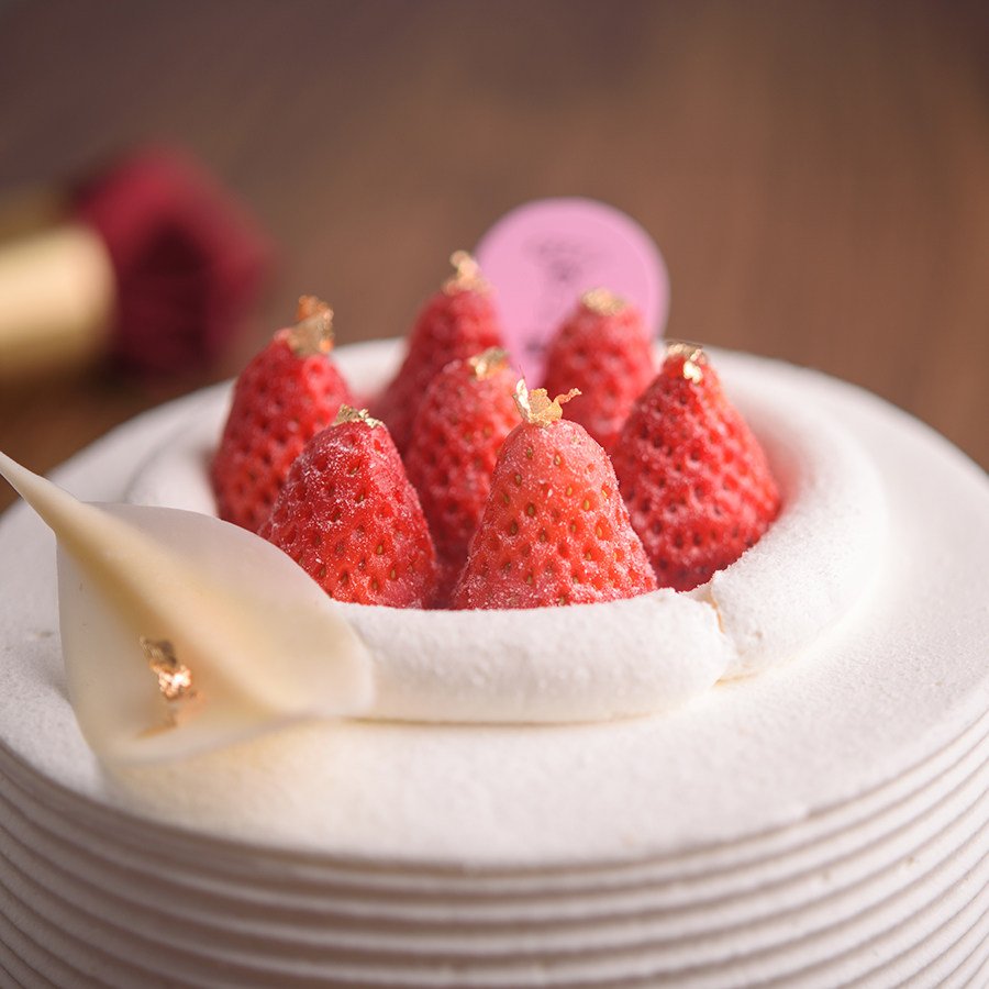 草莓圆舞曲奶油水果生日蛋糕礼物日式好吃低糖meetown西式糕点