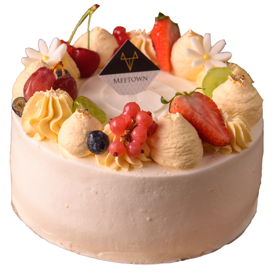 奶油日式豆乳水果夹心蛋糕生日清爽聚会礼物新鲜蛋糕