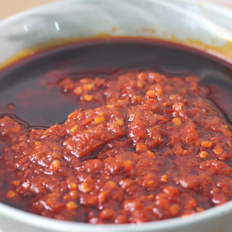 红酱三台县刘营镇辣酱红油熟制炒料专用辣椒酱豆瓣辣椒酱