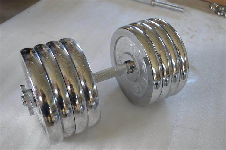 200公斤大重重量哑铃60千克80kg100公斤电镀男士可调哑铃