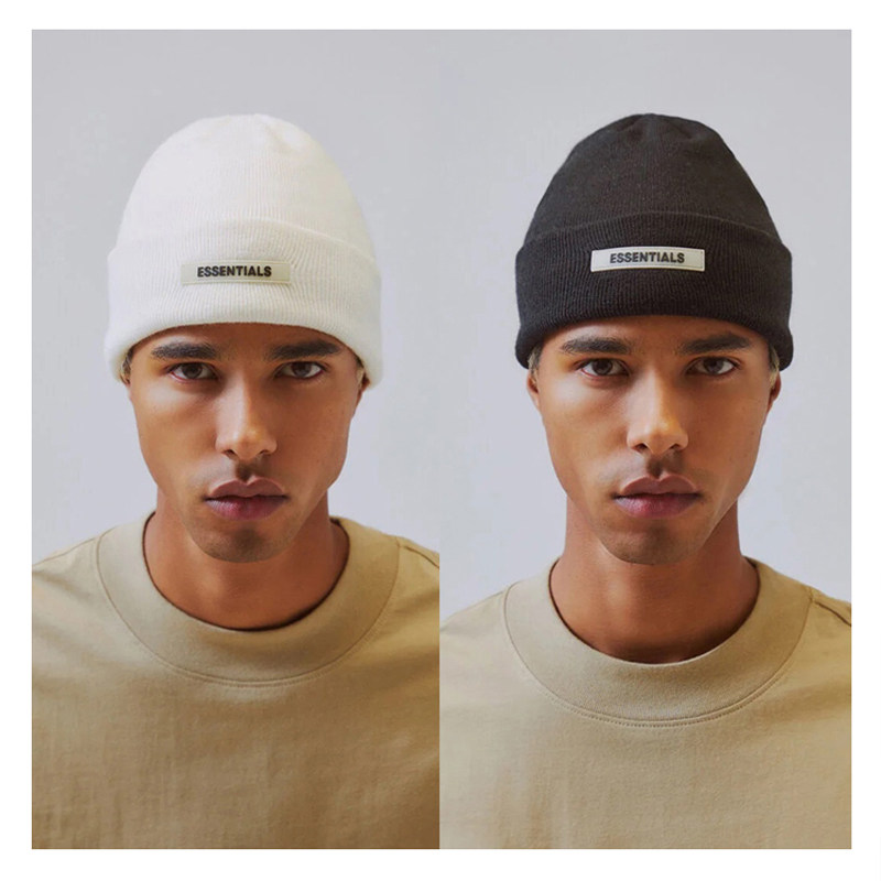 fearofgod复线essentials高街fog针织毛线帽子帽子