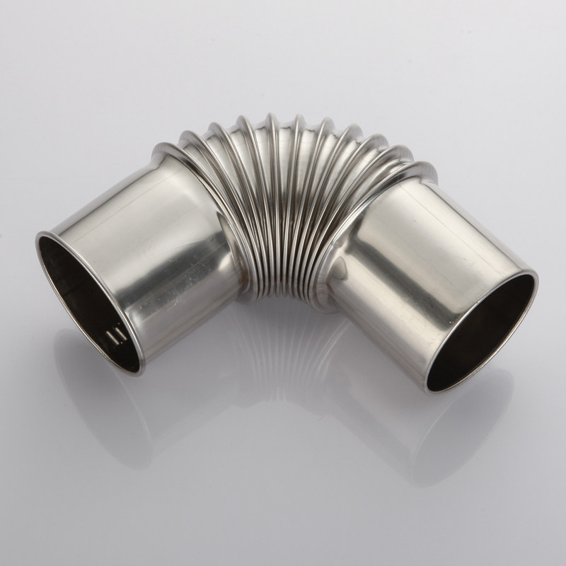 304不锈钢排烟管升级翻边加厚款燃气热水器烟管排气管延长加长管