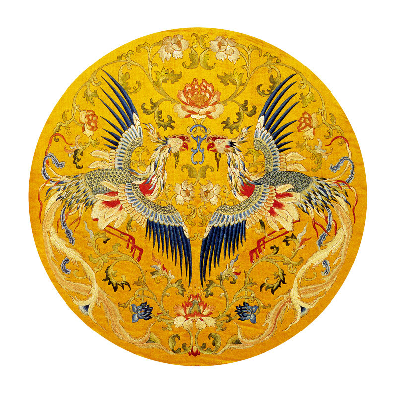 钻石十字绣绣双凤凰2021新款客厅吉祥如意圆形小件十字绣套件