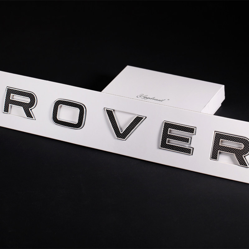 字母路虎揽胜行政运动英文车标改装sv版机汽车车标