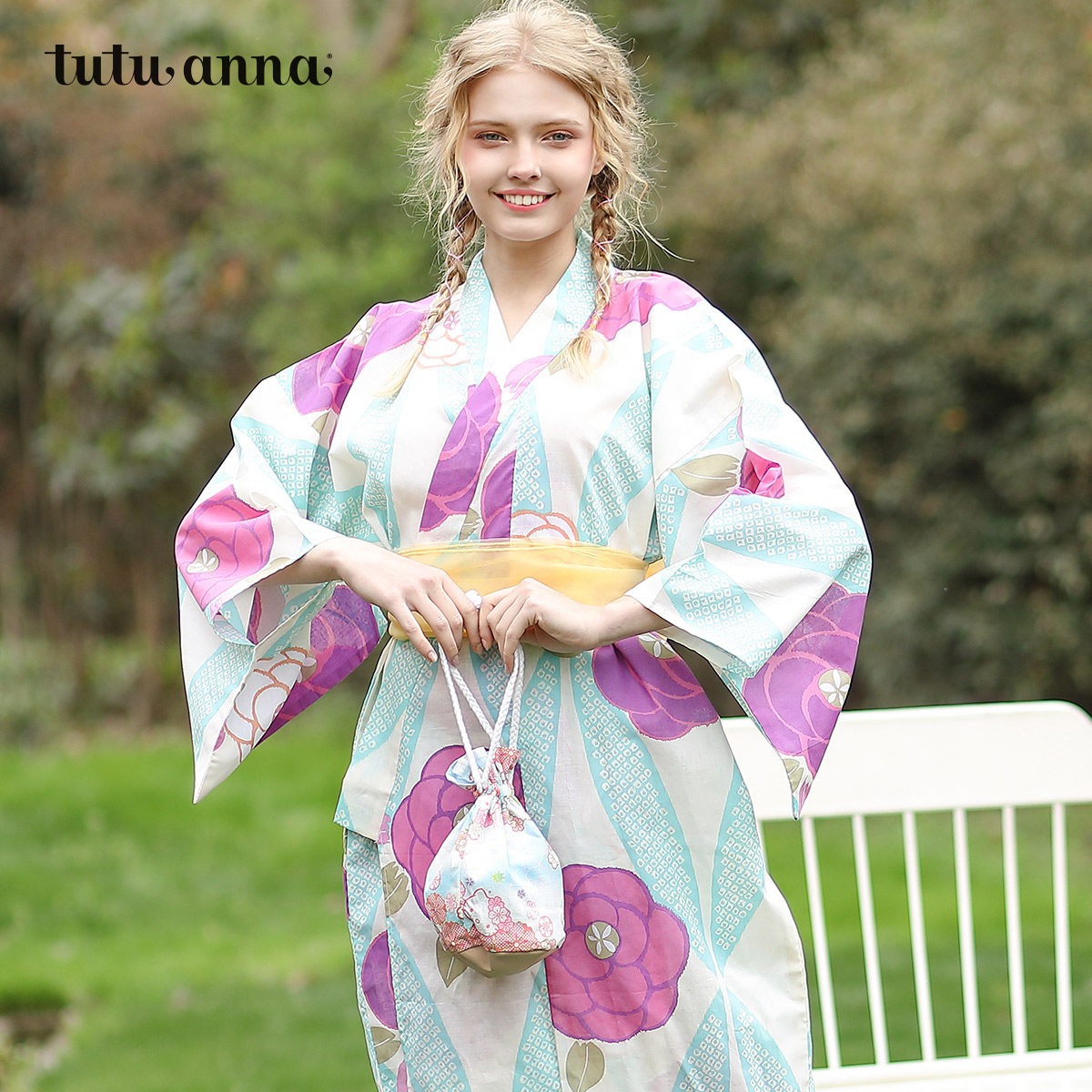 tutuanna和服手袋简单方便日系可爱小包和风卡通其他配件