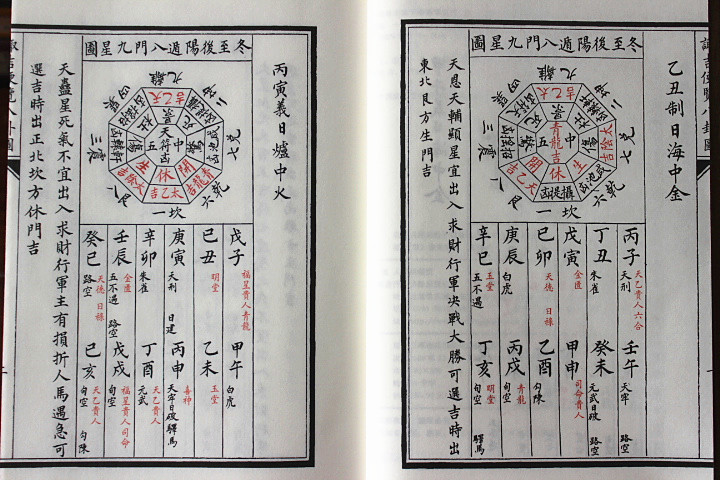 诹吉便览八卦图奇门择日古籍子部珍本本汇宣纸文化