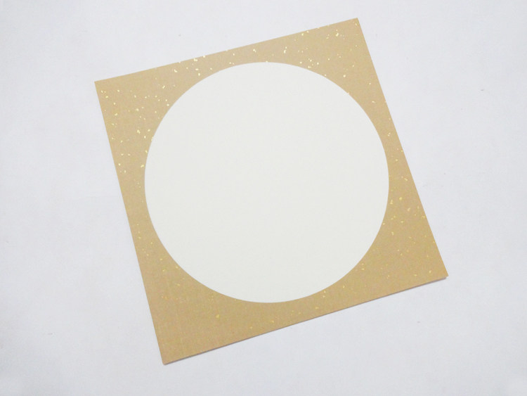 宣纸高档镜片卡纸托裱圆形方形扇形画心书法宣纸