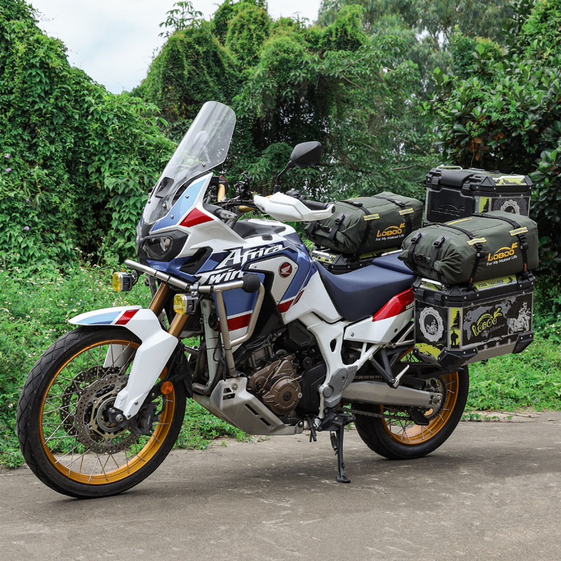 loboo萝卜摩托车骑行后座尾包边箱拓展防水包快拆骑士包