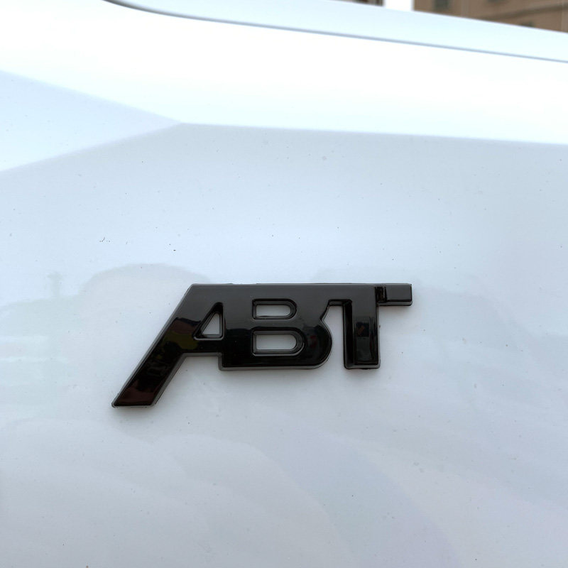 适用奥迪中网标abt标贴q2l/a4l/a6l/a3/a5/rs3/rs4蜂窝车标改装贴