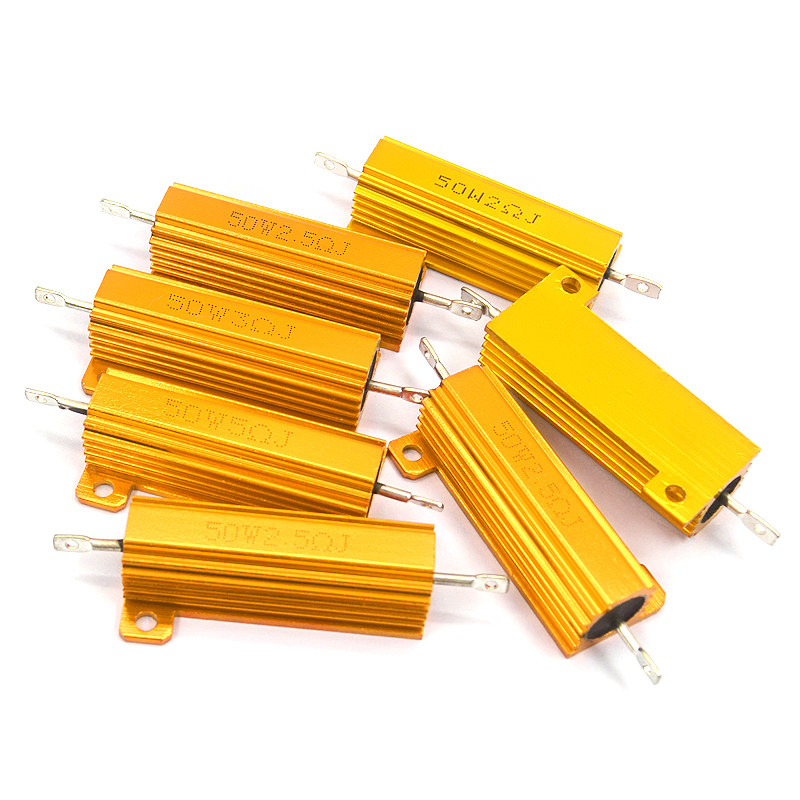 rx2450w黄金铝壳大功率电阻2k散热电阻器电阻器