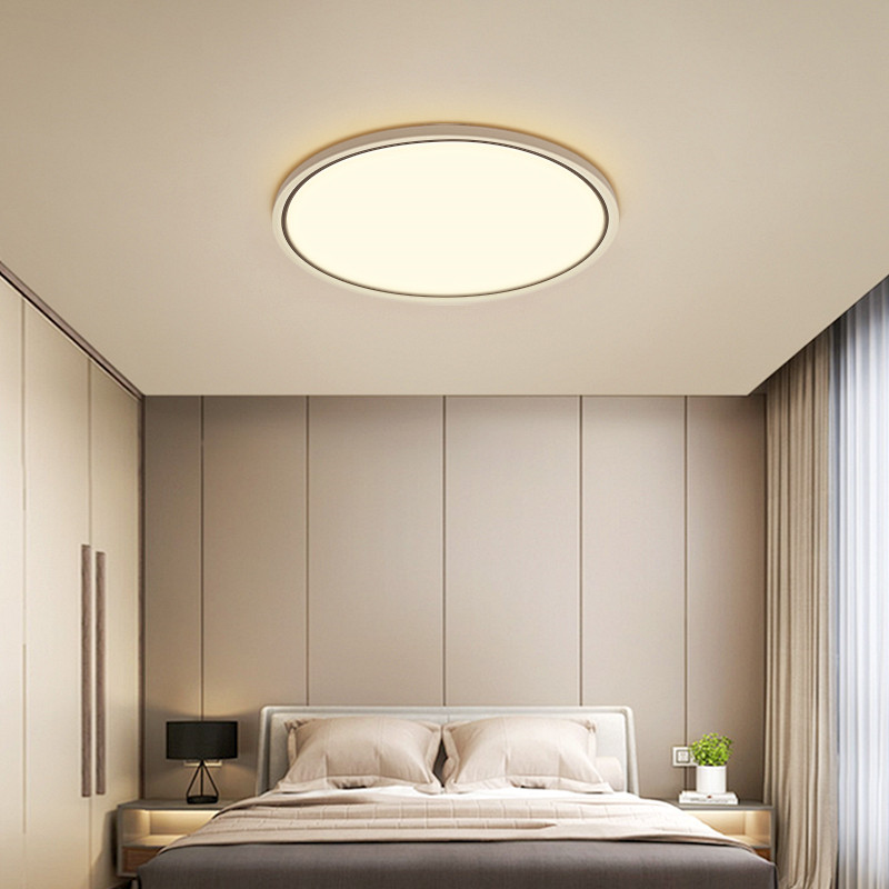 led吸顶灯现代简约圆形大气客厅北欧房间书房创意餐厅