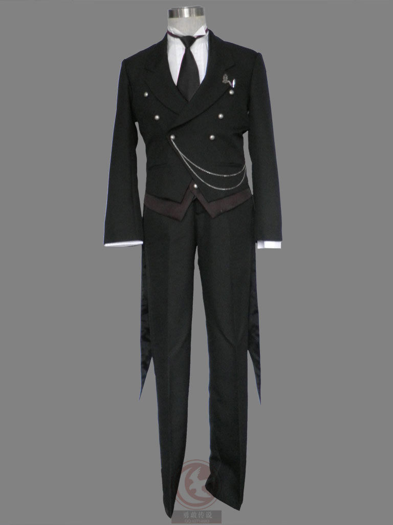 执事巴斯蒂cos衣服动漫游戏管家晚礼服燕尾服cosplay男装