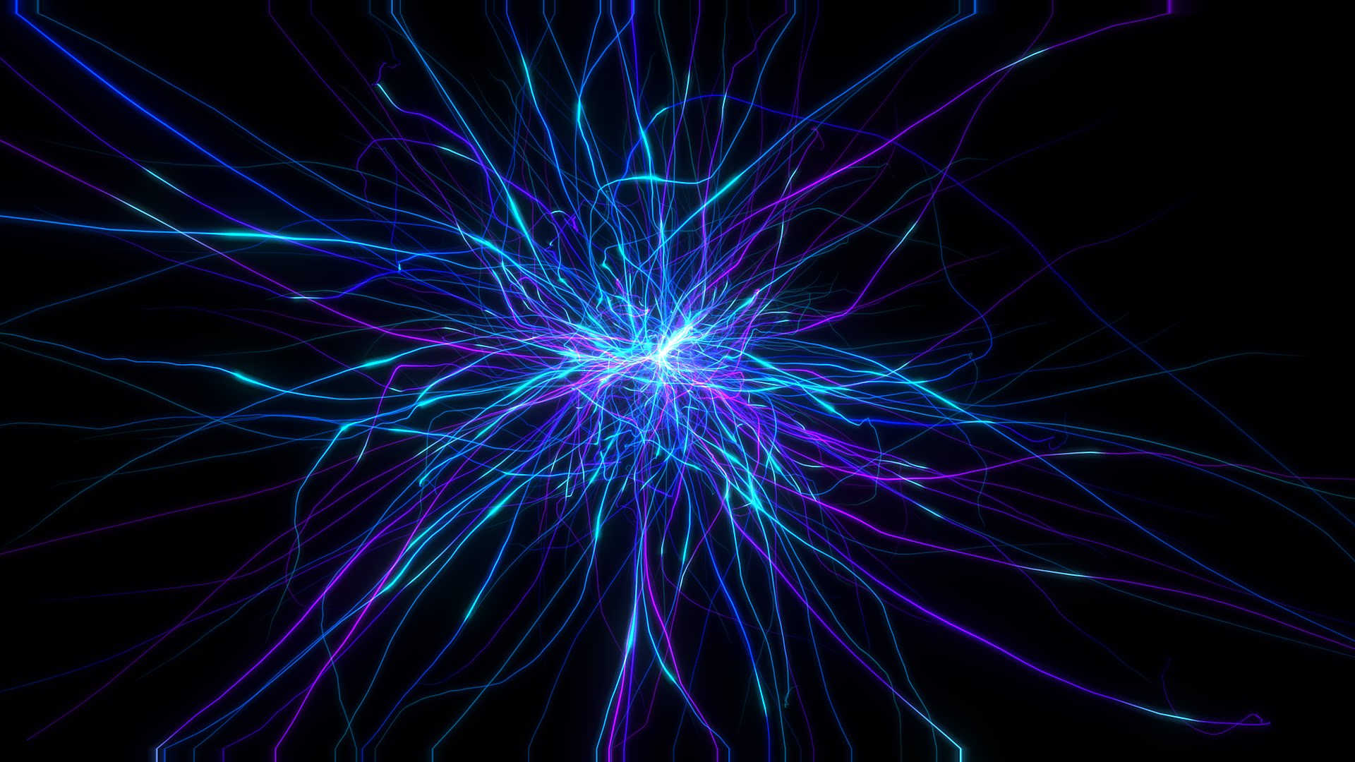 neurofractalspack虚幻ue4科幻线条科技数据可视特效设计素材