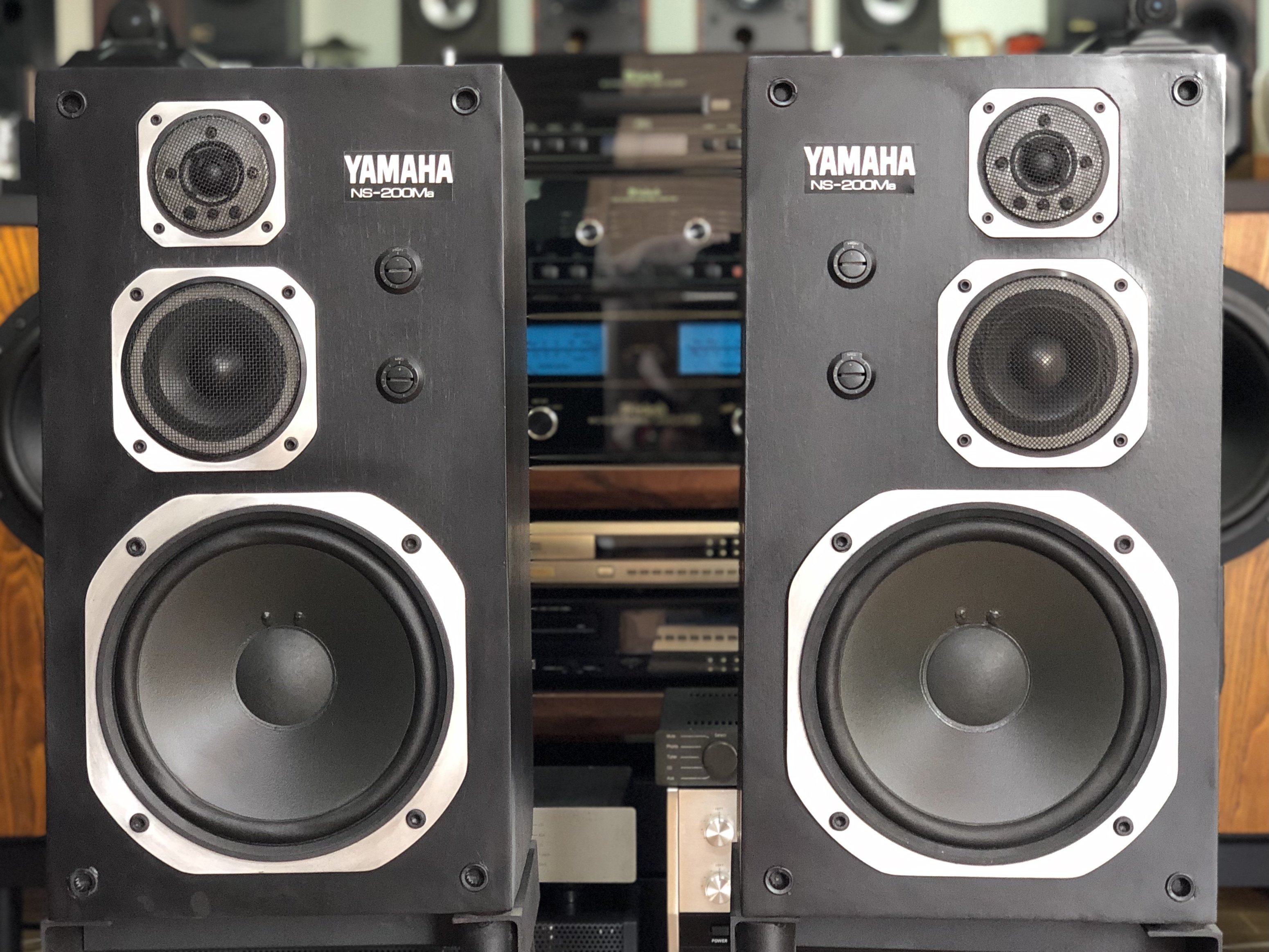 日本yamaha雅马哈ns-200ma经典发烧高端监听书架音箱hifi音箱