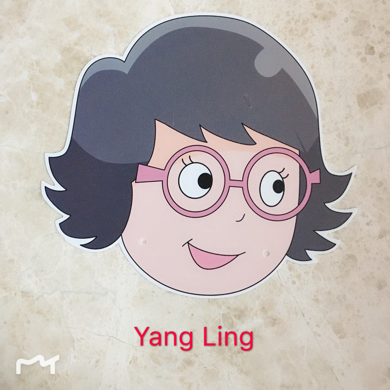 苏教版译林小学英语人物头饰课本头像课堂公开开课头饰