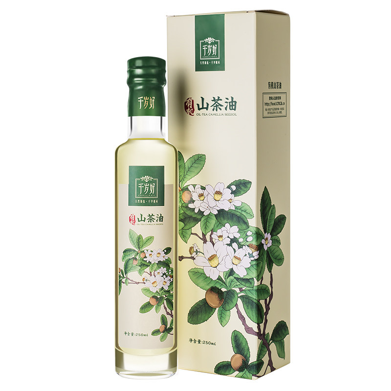千岁好双重有机山茶油250ml