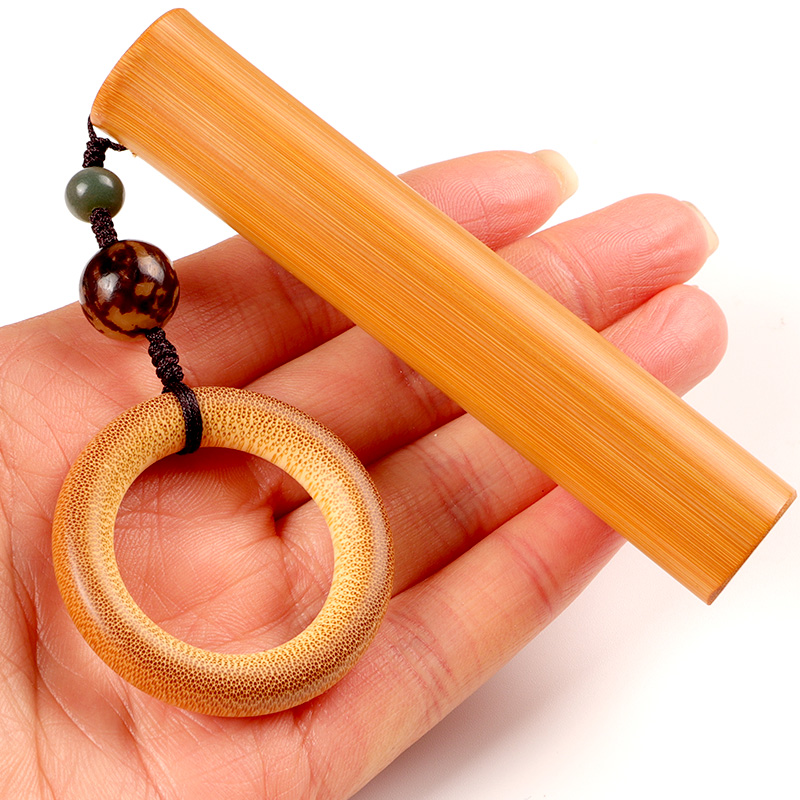 手把金丝竹男士玉竹文玩手件把玩随身竹子竹节手串