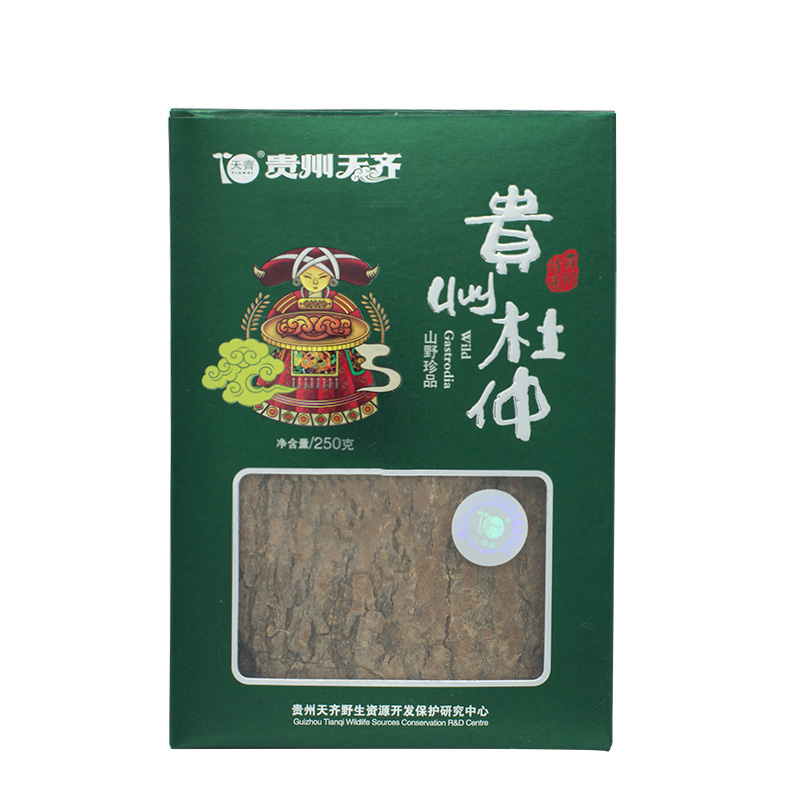 天齐贵州杜仲250g天柱县深山杜仲 贵州特产盒装配手提袋 - 图3