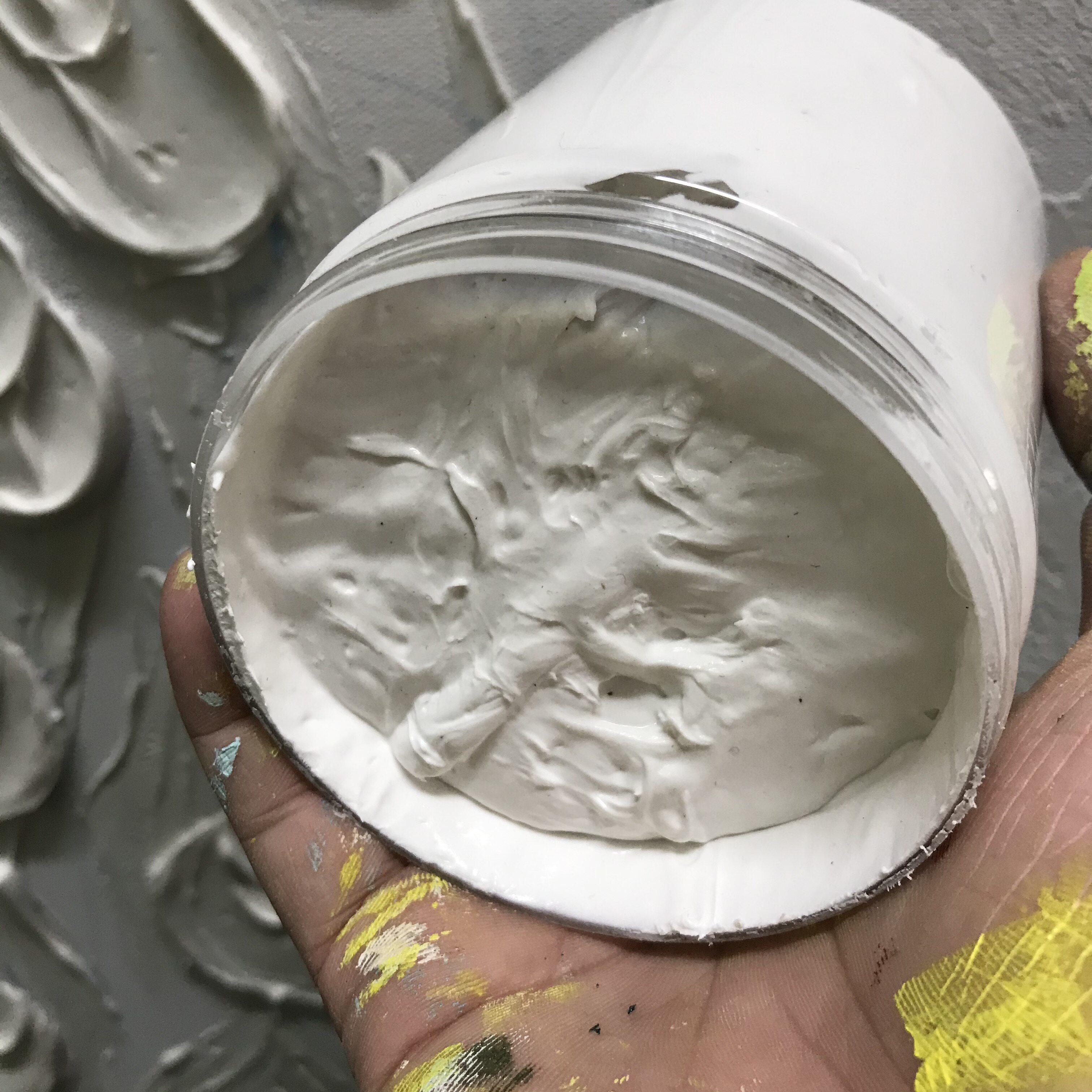 立体画丙烯油画塑形膏500ml初学者塑型膏美术专用增厚剂绘画底料