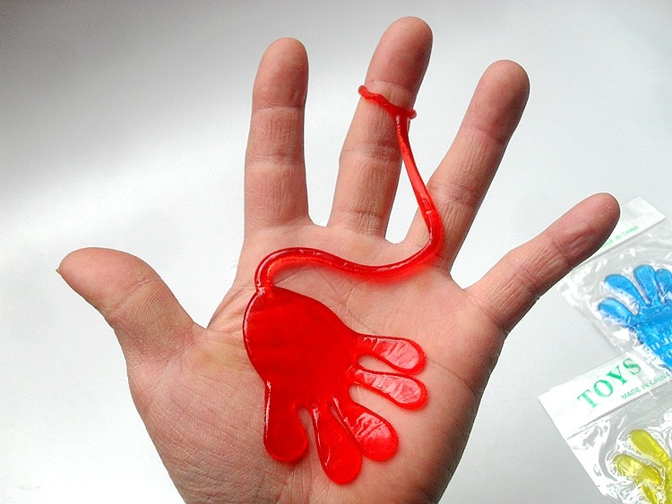 创意怀旧玩具甩粘手掌粘刺儿时游戏流星幼儿园创意