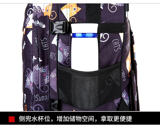 Korean version new double shoulder Trolley Bag Backpack multifunctional travel bag large capacity business going abroad Trolley Case universal wheel Korean version new double shoulder Trolley Bag Backpack multifunctional travel bag large capacity business going abroad Trolley Case universal wheel