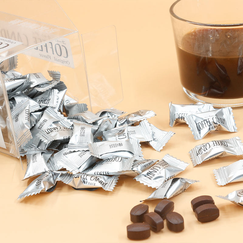 糖田米田coffeecandy咖啡糖100g盒咀嚼压缩特浓提神网红咖啡豆糖