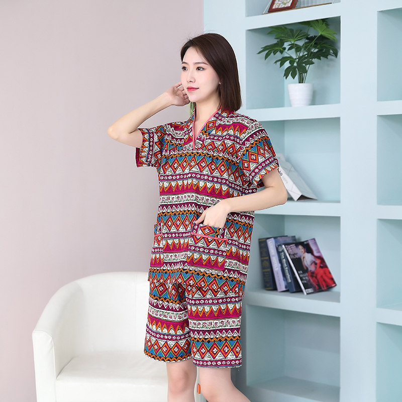 汗蒸女款纯棉高档洋气情侣肥大安然纳米桑拿汗蒸服