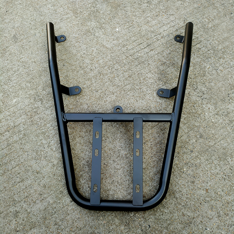 125t迅鹰踏板助力摩托车外卖行李架尾箱支架加大摩托车车架