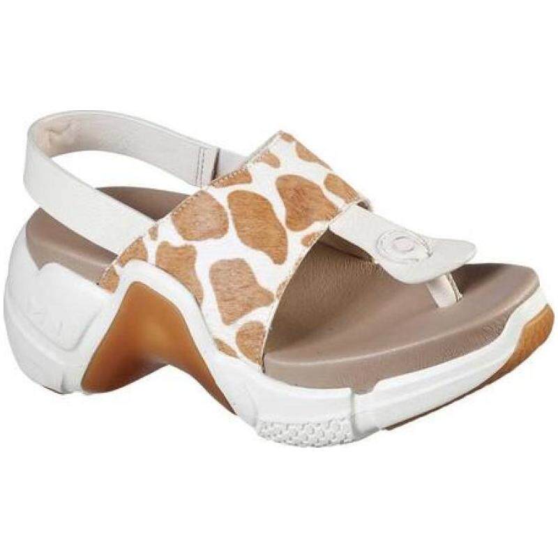 skechers斯凯奇女运运动凉鞋皮质夏季夹趾休闲正品运动沙滩鞋