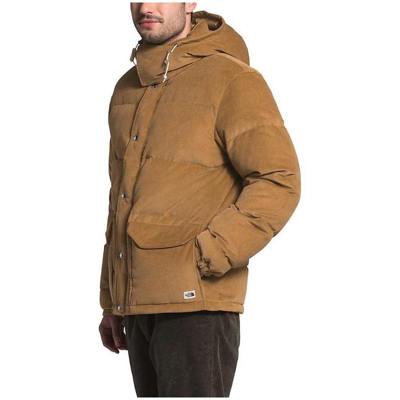 北面thenorthface羽绒服灯芯绒派克大衣防水登山羽绒服