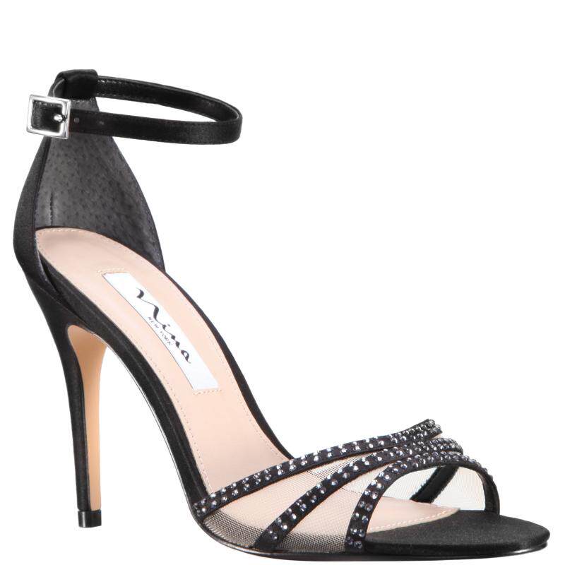 nina妮娜女时装凉鞋露趾亮钻超高高跟细跟正品时装凉鞋