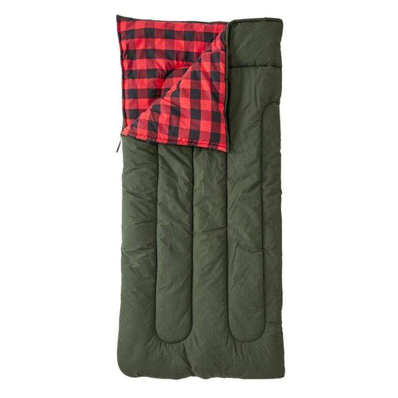 llbean宾恩户外睡袋拼色40度保暖全包法兰绒正品睡袋