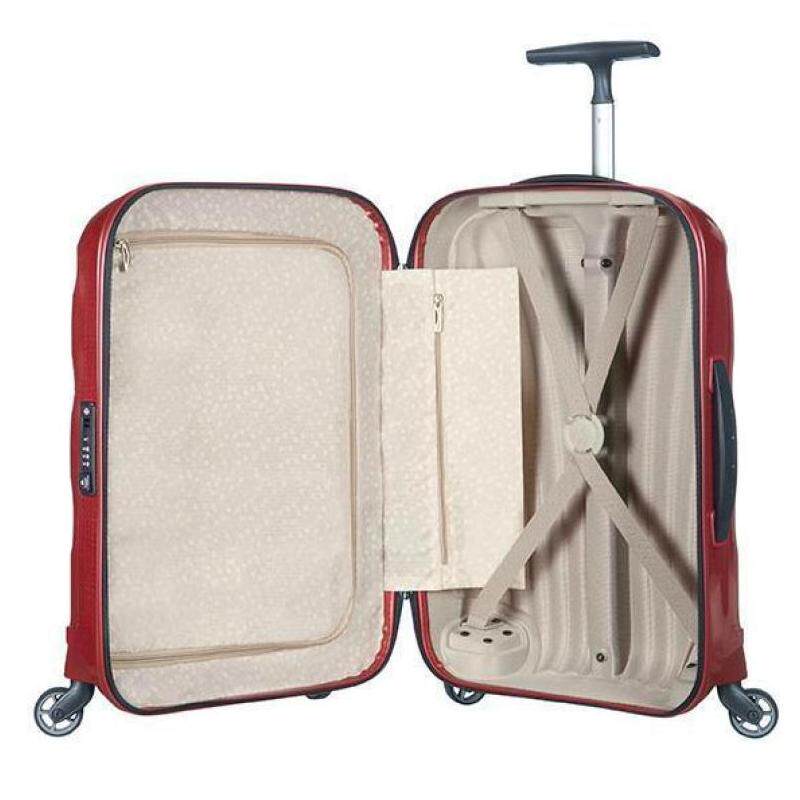 samsonite新秀丽拉杆箱旅行箱硬面黑标33寸红色正品l0654旅行箱