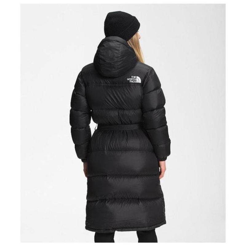 北面thenorthface羽绒服长款冬季鹅绒保暖收腰羽绒衣