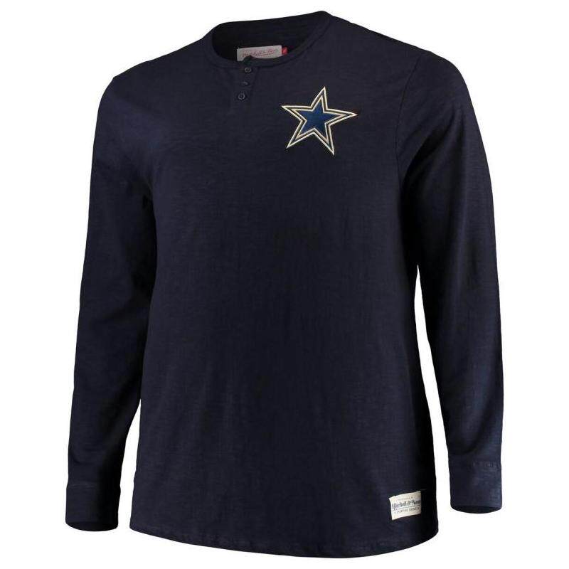 nfl男运动t恤长袖 训练舒适dallas 3149391 cowboy正品 大码