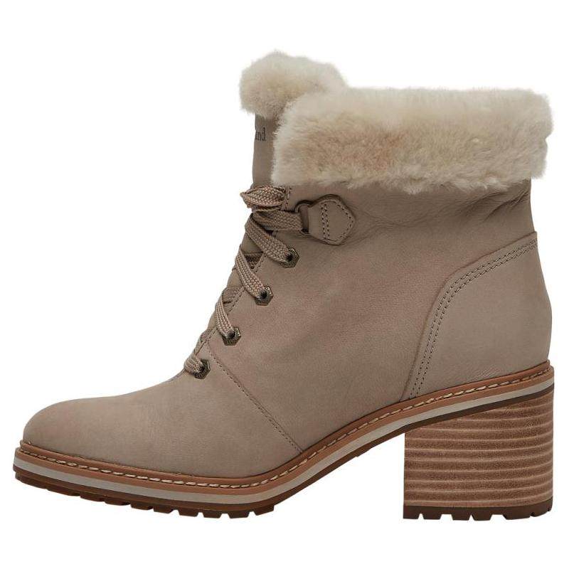 timberland添柏岚户外靴短筒毛边防风高跟sienna正品320923其他户外鞋