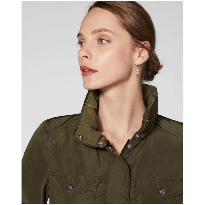 vincecamuto女短外套涤纶立领拉链收腰简约正品va17639