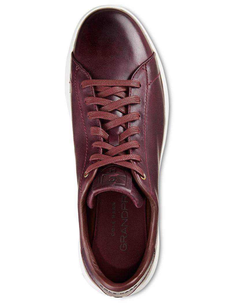 colehaan男鞋低帮鞋板皮质系带舒适运动休闲正品休闲板鞋