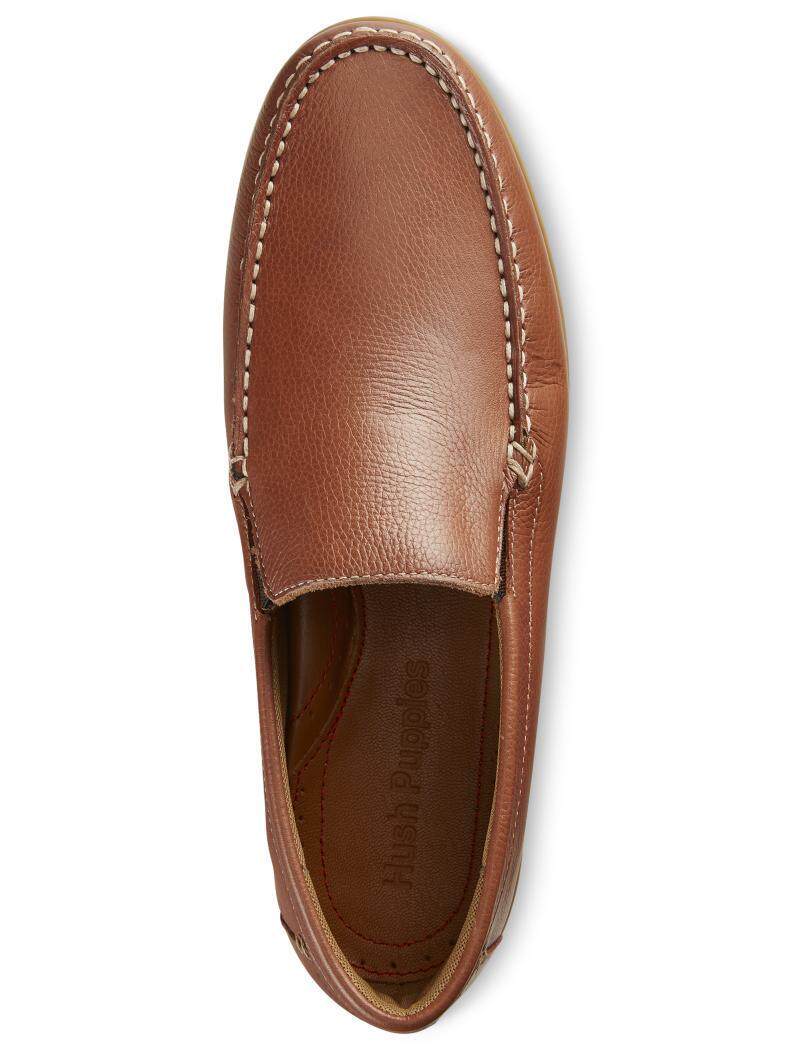 hushpuppies暇步士男鞋休闲皮鞋低帮套脚舒适简约正品m8977