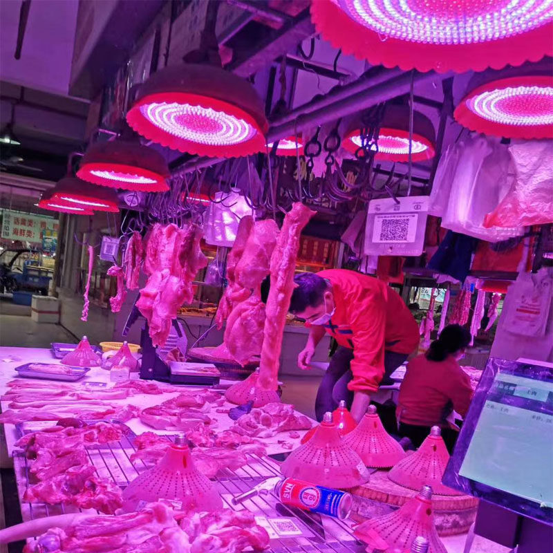 led鲜肉灯猪肉灯生鲜灯熟食卤菜灯超市水果海鲜灯冷鲜卖肉专用灯