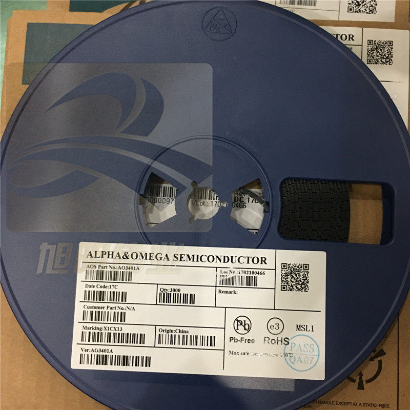 ao3401a供应原装正品30v4aaos效应沟道印字场效应管