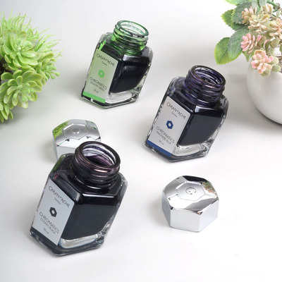 瑞士卡达钢笔carandache宇宙磁性蓝嫩绿色碳素笔用墨水