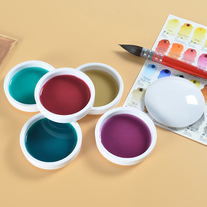 陶瓷德国schmincke史明克12格调色盘绘画美术丙烯水彩画调色盒