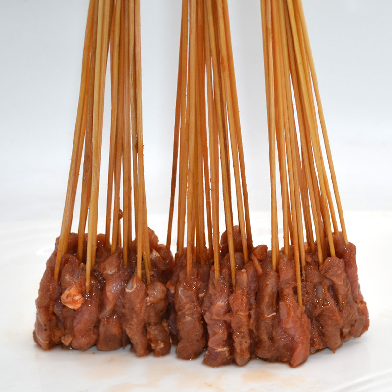 羊肉风味串黑腌制铁板串小串新鲜冷冻小肉串20串羊肉串
