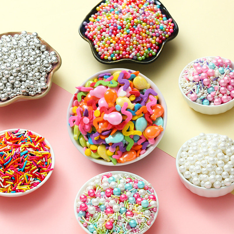 彩糖生日婚庆蛋糕西点烘焙甜品装饰气球花朵糖果