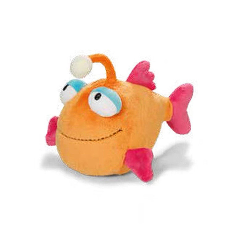 德国nici专柜正品经典复刻灯笼鱼发光毛绒玩具公仔鱼类娃娃礼物