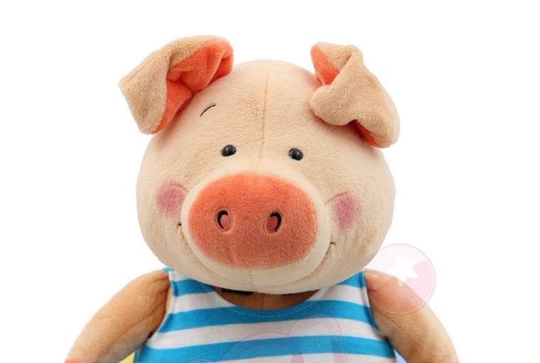 nici专柜正品wibblypig可爱小猪威比夏日胖胖猪公仔毛绒玩具礼物