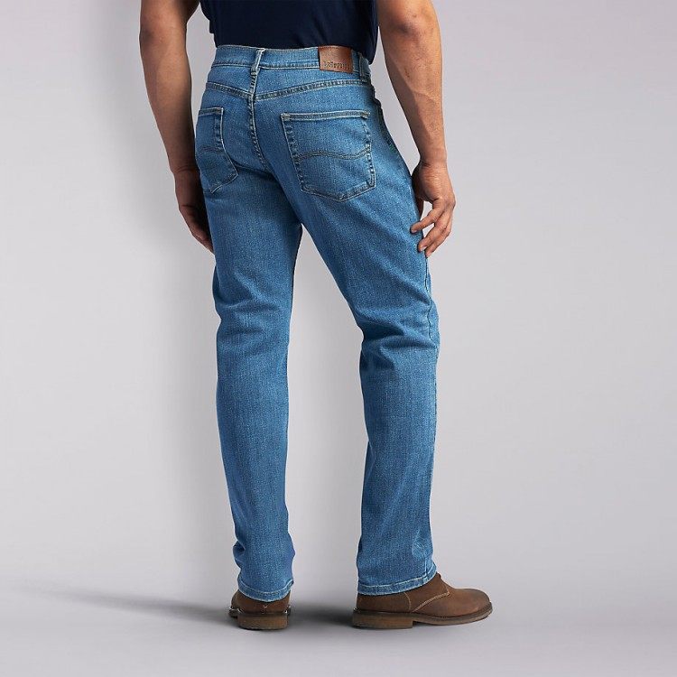 美国代购lee李牌男士经典水洗舒适锥形裤筒牛仔裤